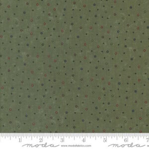 Moda Daisy Lane little flowers dark green by Kansas Troubles