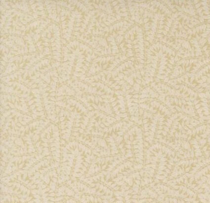Moda Morris Manor Leaf Twilight Cream by Barbara Brackman