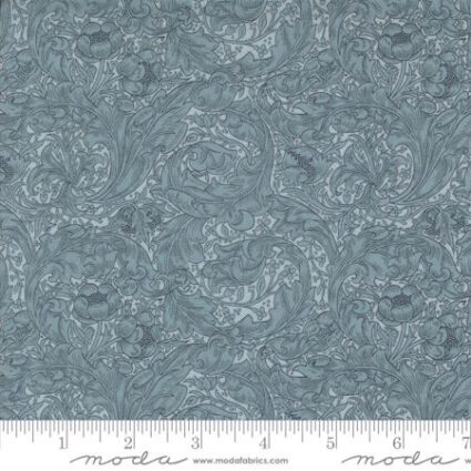 Moda Morris Manor Flourish Blue by Barbara Brackman