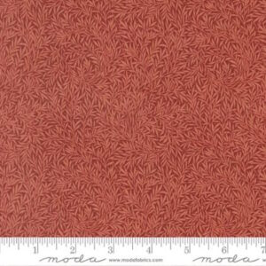 Moda Morris Muse Willow Leaf Blender Russet by Barbara Brackman Cotton Fabric