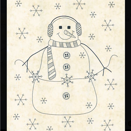 Moda SnowmanGatherings Christmas Snowman by Primitive Gatherings