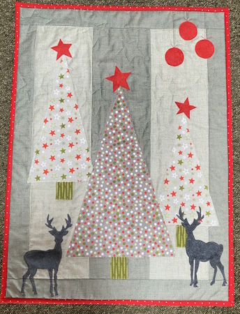 Modern Christmas wall hanging Class with Janet Goddard
