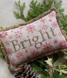 Mojo Stitches Be Bright Christmas Cross Stitch Chart by Jaonna Kabanoff