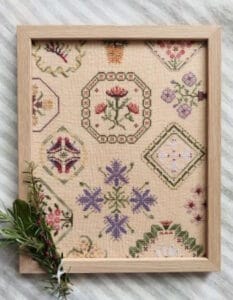 Mojo Stitches Bushland Quaker Cross Stitch Chart by Joanna Kabanoff