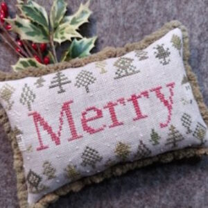 Mojo Stitches Be Merry Christmas Cross Stitch Chart by Joanna Kabanoff