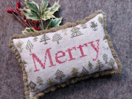 Mojo Stitches Be Merry Christmas Cross Stitch Chart by Joanna Kabanoff