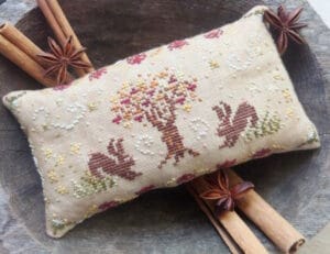 Mojo Stitches Hares in the Breeze Pin Keep Cross Stitch Chart