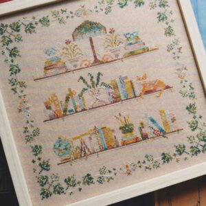 Mojo Stitches In The Library Cross Stitch chart by Joanna Kabanoff