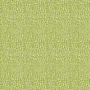 Natalie Bird Out and About Crazy Paving Green from Devonstone Cotton Fabric
