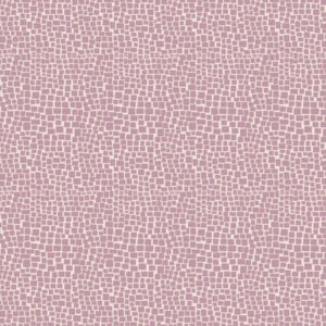 Natalie Bird Out and About Crazy Paving Mauve from Devonstone Cotton Fabric