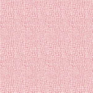 Natalie Bird Out and About Crazy Paving Pink from Devonstone cotton Fabric