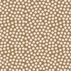 Natalie Bird Out and About Flower Circles from Devonstone cotton fabric