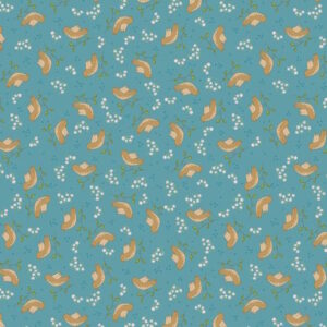 Natalie Bird Out and About Littles Birds Tan from Devonstone cotton fabric