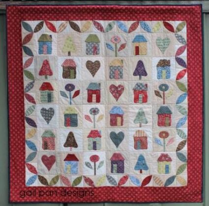 Gail Pan Neighbourhood Applique Quilt Pattern