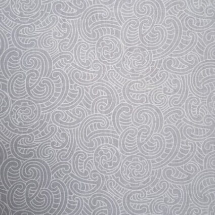 Nutex Australian Icon Fabric Grey Ponga Koru