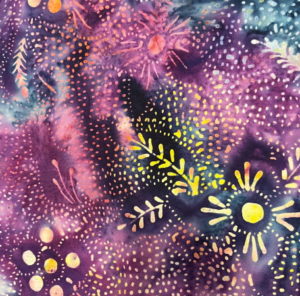 Nutex Batiks Purple Haze Fabric