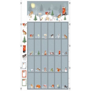 Nutex Christmas Advent Calendar Panel by Sue Wheeler