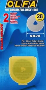 Olfa 28mm Rotary Cutting Blade