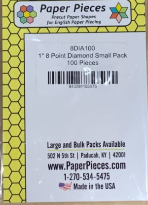 Paper Pieces 8 point Diamond