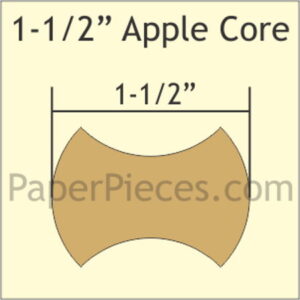 Paper Pieces Apple Core Precut paper shapes