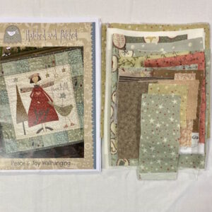 Peace and Joy Wallhanging fabric kit and pattern by Hatched and Patched