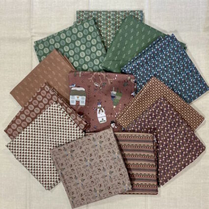 Peace and Joy 12 fat quarter bundle designed by Lynette Anderson