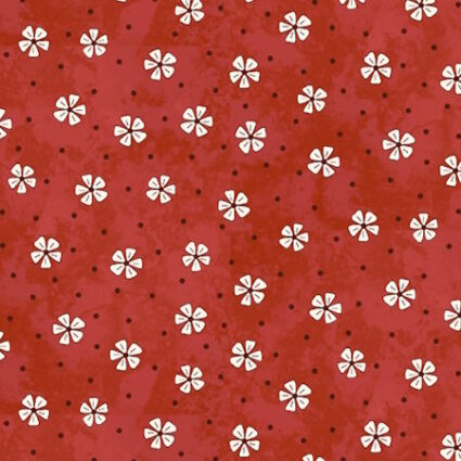 Pocketful of Posies Fabric Collection by Gail Pan Red Posies Tossed