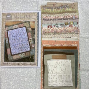 Rabbit in the Veggie Patch fabric kit by Hatched and Patched