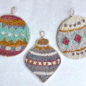 Hooked Bauble workshop at Poppy Patch with Ragged Life