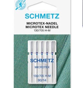 Schmetz Microtex Sewing Machine Needles pack of 5