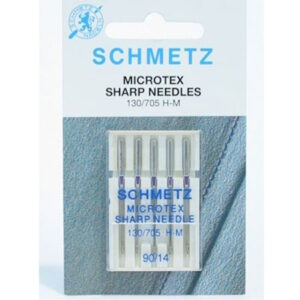 Schmetz Microtex Sewing Machine Needles packet of 5