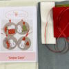 Snow Days Christmas ornaments felt kit by Fig n Berry