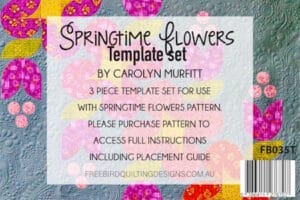 Springtime Flowers Templates by Carolyn Murfitt