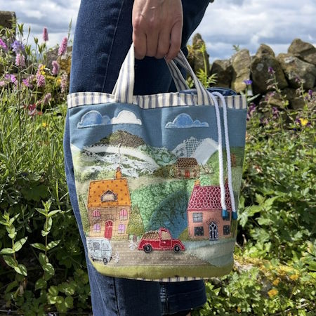 Summer Street Scene Project bag Workshop with Cathy from Dear Emma Designs