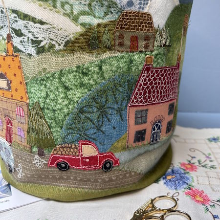 Summer Street Scene Project bag class with Dear Emma Designs