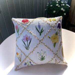 Susan Oliver Floral Spring Cushion class with Susan Oliver from Soukie Soo