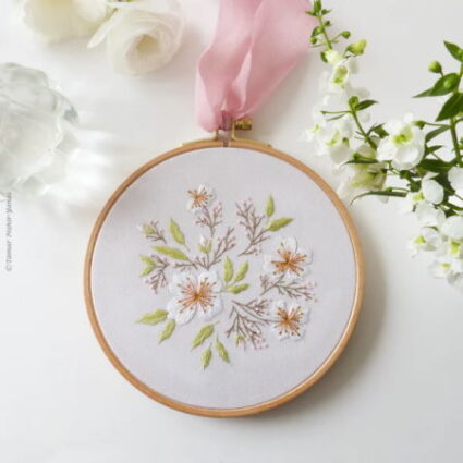 mini Almond Blossom Embroidery kit
