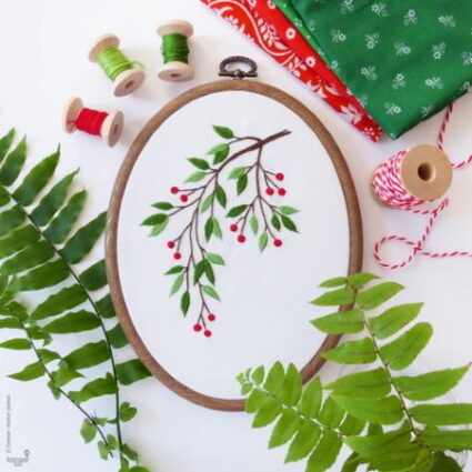 Tamar Nahir Yanai Mistletoe Embroidery Kit