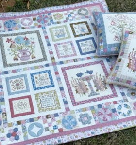 The Birdhouse Blume and Grow Quilt and Cushion Pattern by Natalie Bird