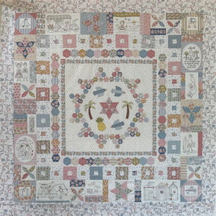 The Birdhouse Happy Travels quilt pattern by Natalie Bird