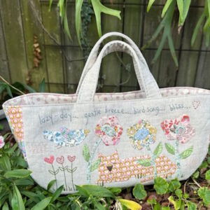 Natalie Bird Lazy Day Tote Bag pattern with pincushion