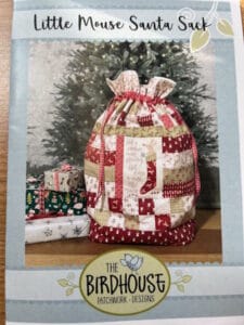 The Birdhouse Little Mouse Santa Sack Pattern by Natalie Bird