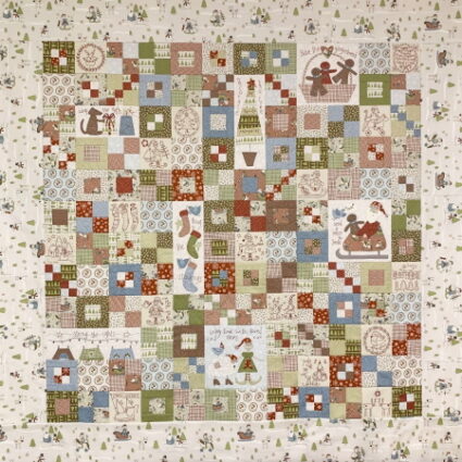 The Birdhouse Make Ready for Christmas Quilt Pattern by Natalie Bird