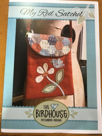 The Birdhouse My Red Satchel Bag Pattern by Natalie Bird