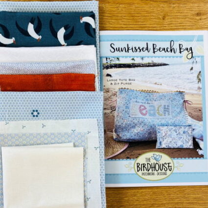 The Birdhouse Sunkissed Bag pattern and fabric pack for Tote bag