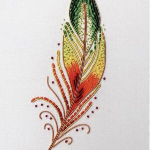 Helen Richman Metalwork Rainbow Lorikeet Feather
