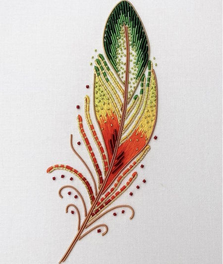 Helen Richman Metalwork Rainbow Lorikeet Feather