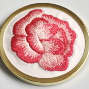 The Bluebird Embroidery Company Silk Shading Christmas English Rose Kit by Helen Richman