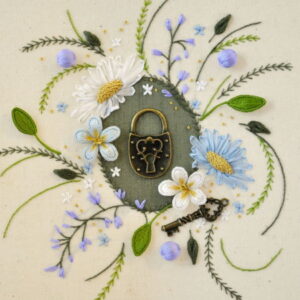 The Bluebird Embroidery Comapny Secret Garden Stumpwork Kit by Helen Richman