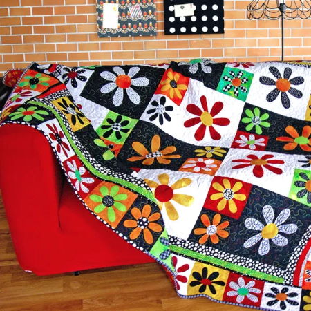 The Red Boot Company Citrus Blossoms Applique quilt Pattern